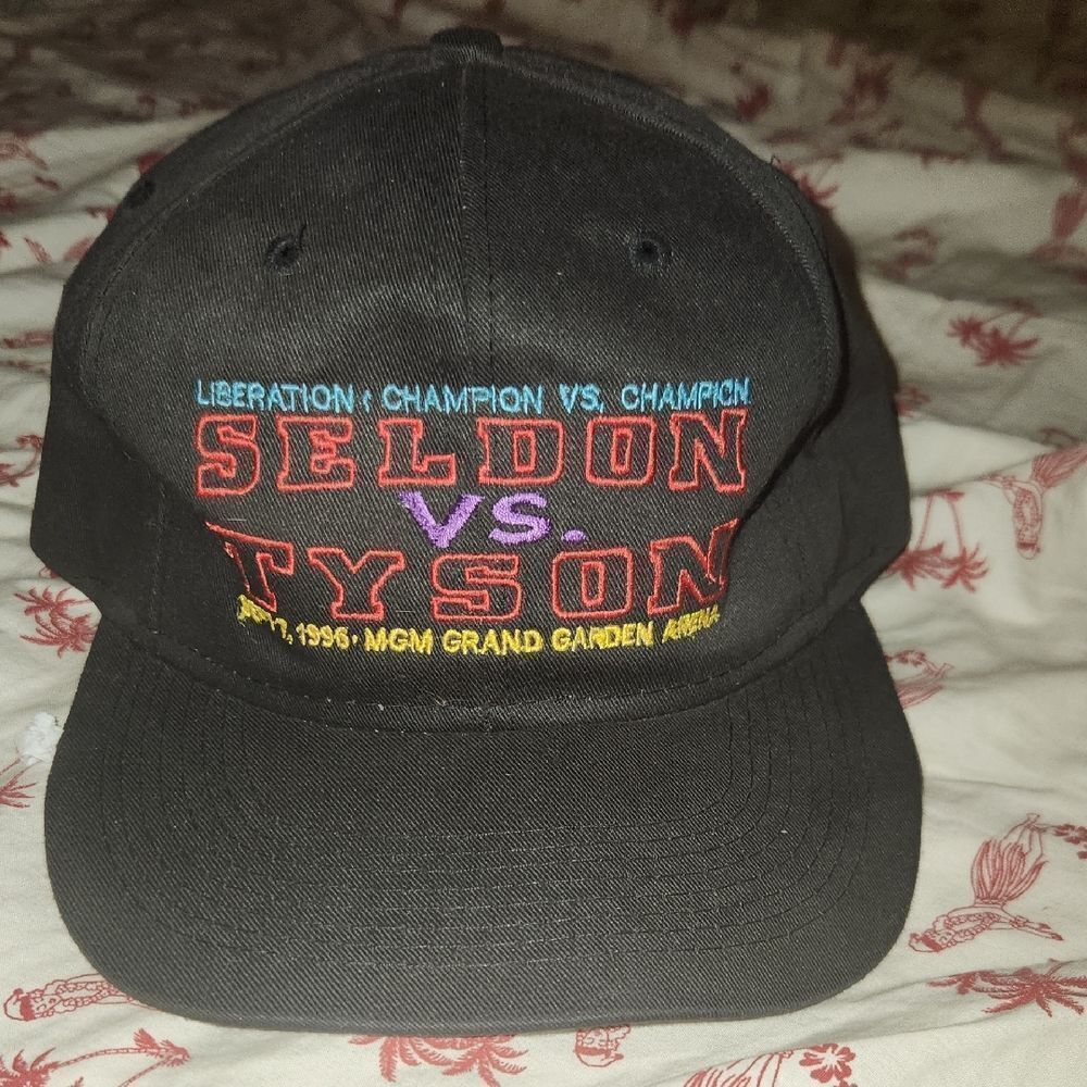 Vintage Mike Tyson vs Bruce Seldon Fight Hat